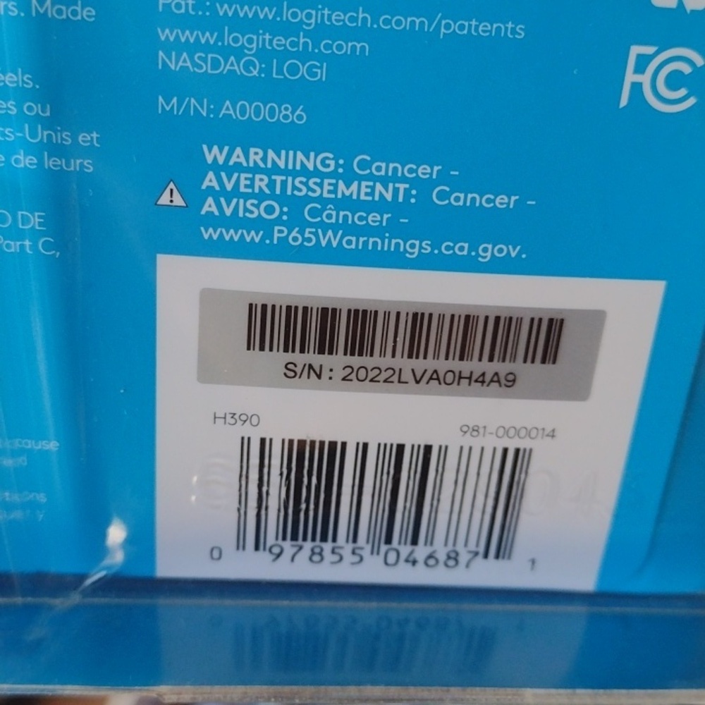 Logitech H390 USB Computer Headset NWT - Picture 4 of 4